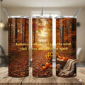 Fall 20oz skinny Tumbler
