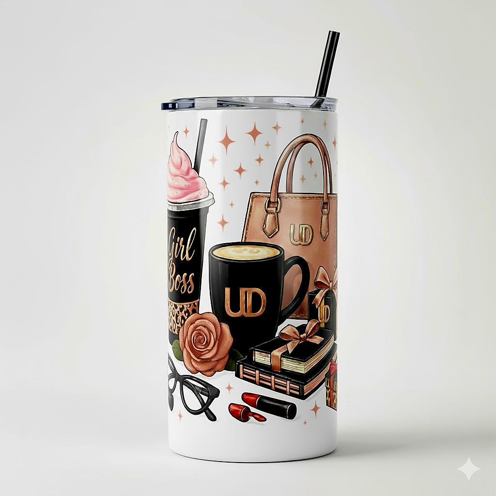 Sip like the CEO you are.  20oz skinny Tumbler
